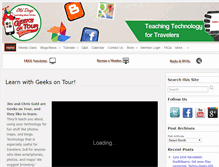 Tablet Screenshot of geeksontour.com